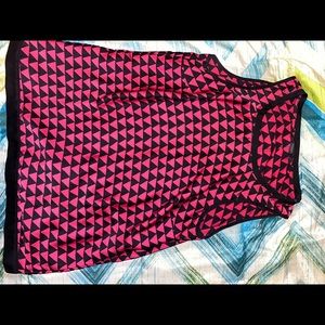 ARMANI EXCHANGE TANK TOP PINK BLACK